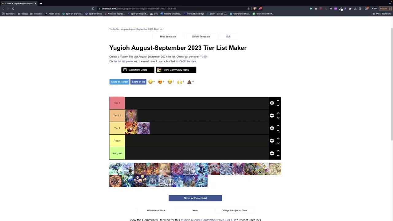 Yugioh Meta Tier List August - September 2023 